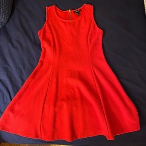 Red Forever 21 Skater Style Dress